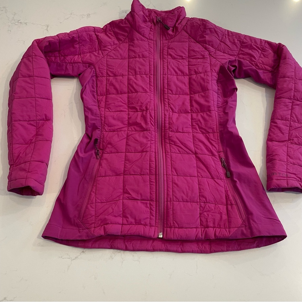 Burton Women's Fuchsia Quilted Puffer Jacket